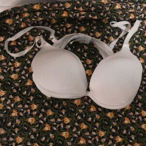 VASSARETTE | B36/80 | Elegant Whitish Grey Bra | Adjustable Straps